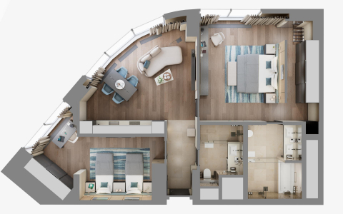 Apartments with City view